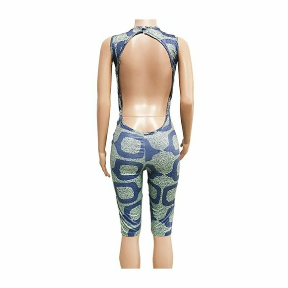 Snake-Burning Big Flower Backless Jumpsuit💰 - Picture 5 of 5